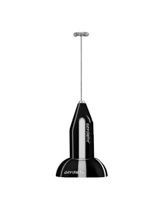 Montaschiuma elettrico nero con supporto Aerolatte