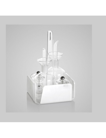 Menage oliera pz.4 Like water in cristallo acrilico Vesta Home