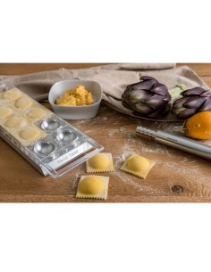 Ravioli tablet set per 10 ravioli con mattarello Marcato 2