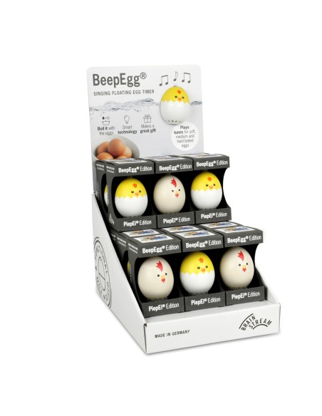 BeepEgg timer musicali per la cottura delle uova: alla coque-medie-sode Brainstream