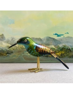 Uccellini in legno realizzati a mano in legno jacaranda e... 2