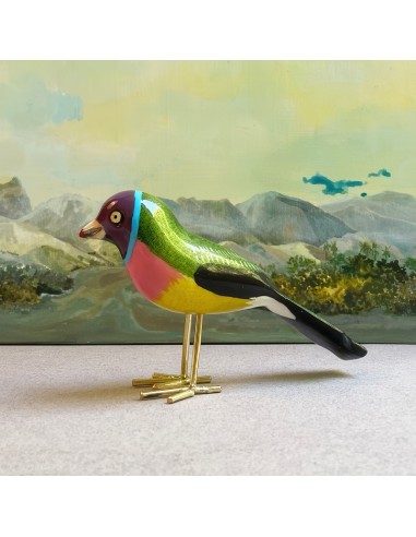 Uccellini in legno realizzati a mano in legno...