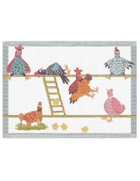 Tovaglietta americana "POLLAIO" tessuta a telaio