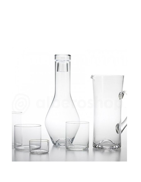 Chiaro di luna  tumbler pz.6 in vetro cl.350 designer Federico De majo Zafferano PZ.6