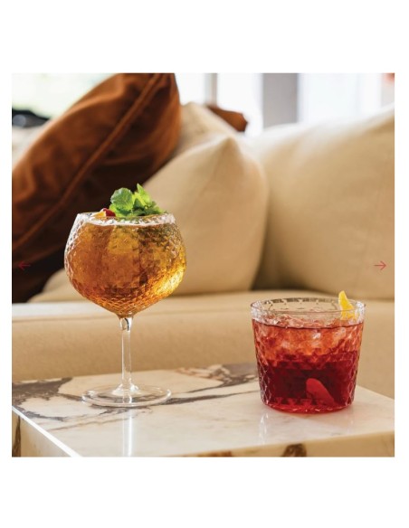 Calice Veneziano Mixology pz.4 , in vetro sonoro, design Federico De Majo Zafferano