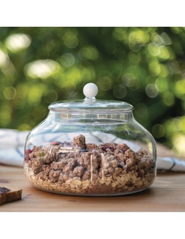 Biscottiera Bilia in vetro borosilicato design...