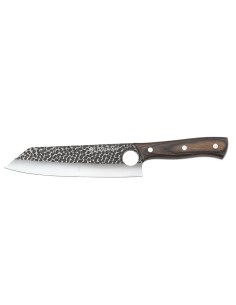 Coltello cuoco "Hunter" con custodia in pelle  e laccio...