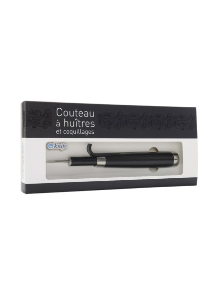 Coltello apriostriche a percussione meccanica O' Knife nero Novac