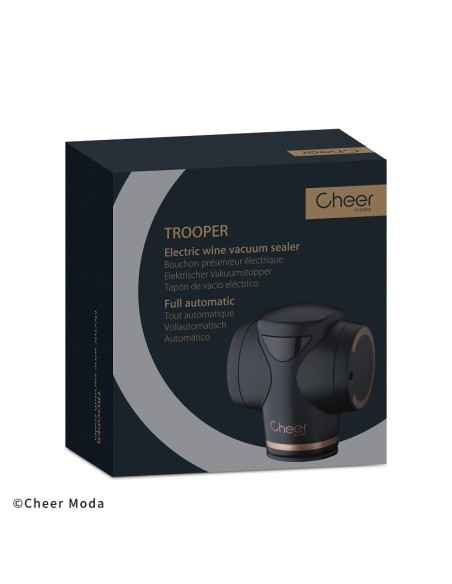 Trooper tappo elettrico per sottovuoto Cheer Moda