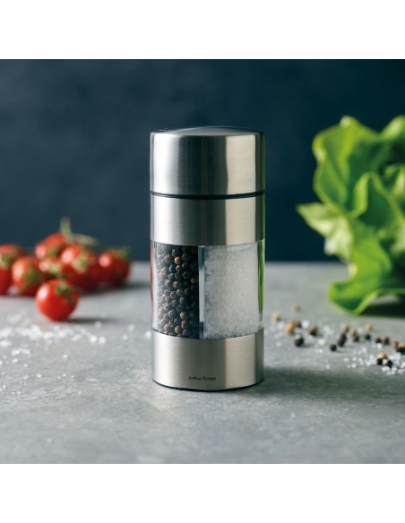 Macinapepe e sale 2 in 1 in acciaio Arthur Krupp