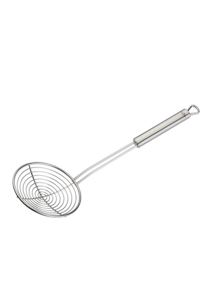 Schiumarola a rete Parma in acciaio cm.12x36