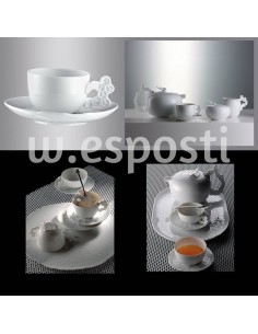 Set di 6 tazze caffè con piatto Landscape - design... 2