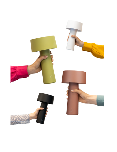 Lampada da tavolo ricaricabile Mush by Vesta