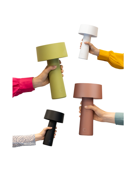 Lampada da tavolo ricaricabile Mush by Vesta