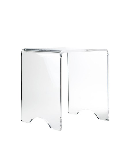 Sgabello trasparente Othello XS in cristallo acrilico Vesta