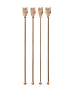 Set di 4 miscelatori cocktail in acciaio finitura rame...