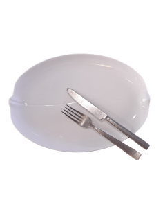 Set di 8 piatti da pesce in porcellana di Limoges -...