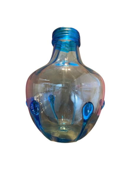 Venini vaso con gocce Vittorio Zecchin riedizione limited edition n°63 su 85