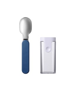 Cucchiaio pieghevole Ellipse in acciaio cm.14,5x7,5x3