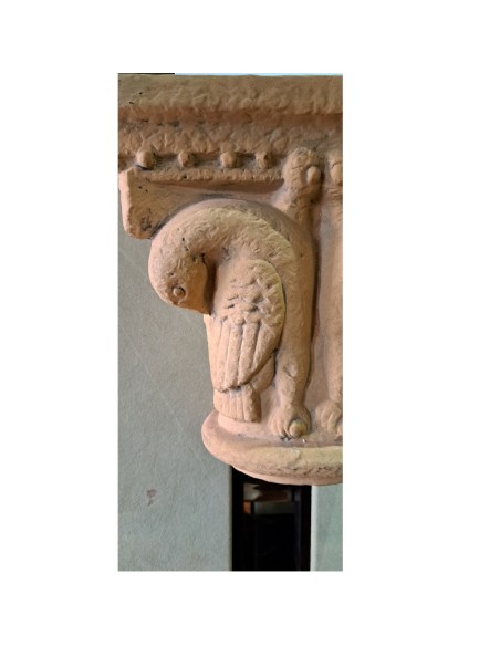 Specchiera con mensola e capitello collezione Reperti in porcellana scavo Mangani Firenze