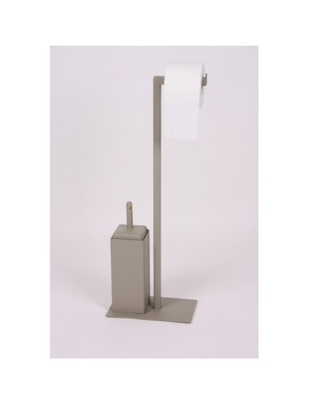 Porta scopino e carta igienica in metallo CEART