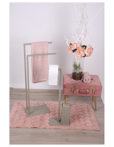 Porta scopino e carta igienica in metallo CEART