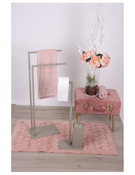 Porta scopino e carta igienica in metallo CEART