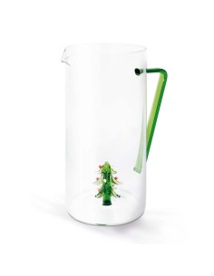 Caraffe in vetro borosilicato con decoro interno a tema...