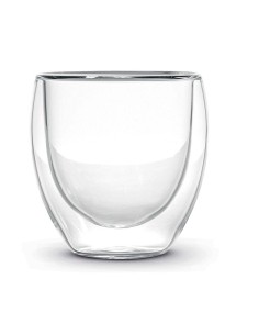 Set di 6 bicchierini in vetro borosilicato a doppia parete 2