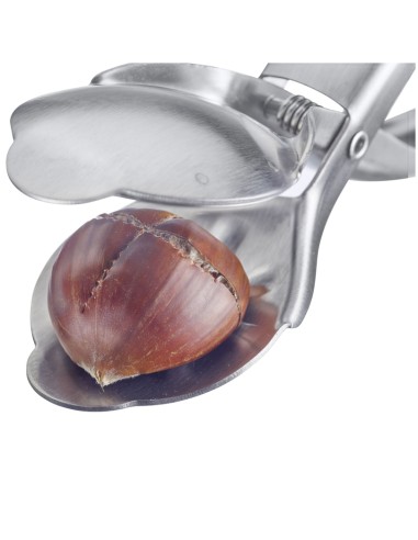 Tagliacastagne in acciaio inox con lama dentata