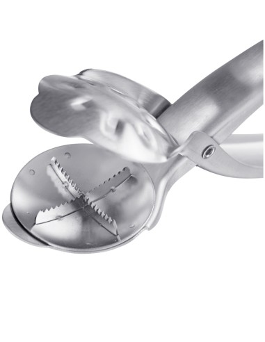 Tagliacastagne in acciaio inox con lama dentata