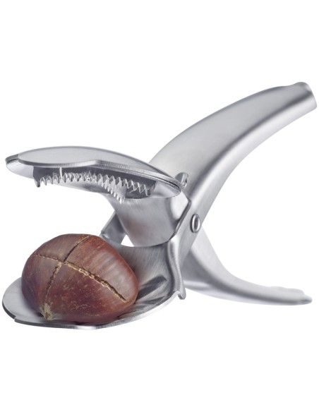 Tagliacastagne in acciaio inox con lama dentata