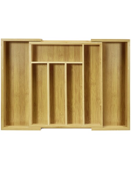 Portaposate allungabile in bambù 5-7 scomparti