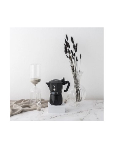 Moka caffettiera Brikka noir Excklusive 2 tazze...