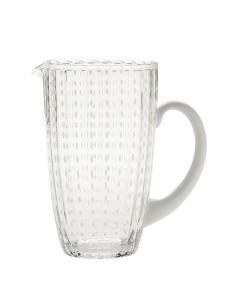 Caraffa Perle in vetro soffiato design Federico De  Majo