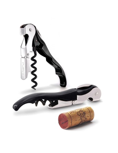 Cavatappi Pulltap's nero a doppia leva con...