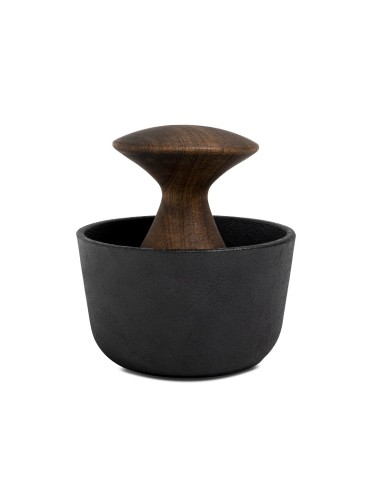 Mortaio in ghisa e acacia cm.9 Kiruna design...