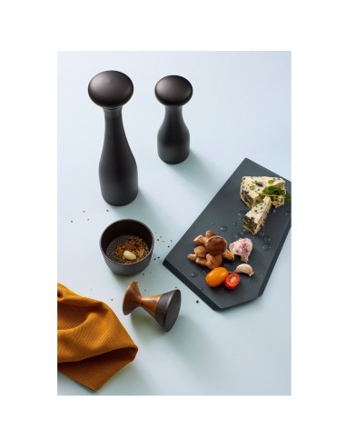 Mortaio in ghisa e acacia cm.9 Kiruna design...