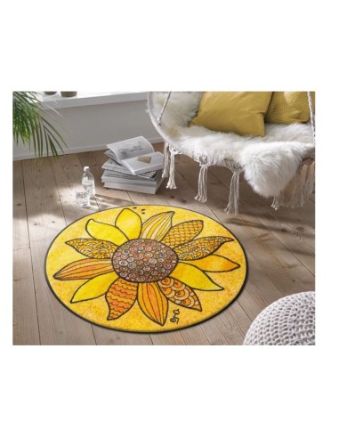 Tappeto girasole antiscivolo cm.85x85