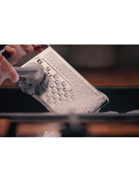 Grattugia salvaspazio Riv in acciaio 2 lati foto incisi