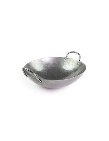 Wok in acciaio al carbonio cm.30,5x9,2