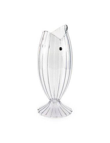 Brocca in vetro a forma di pesce in vetro lt.1,2