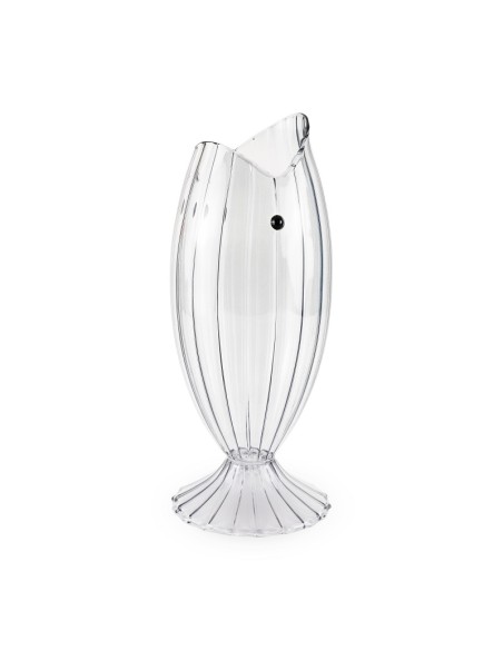 Brocca in vetro a forma di pesce in vetro lt.1,2