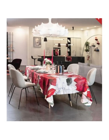 Tovaglia in puro lino cm.180x270 Anemoni - The...