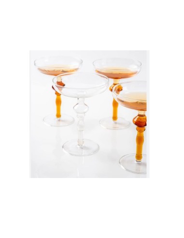 Sparky- coppa champagne pz.6- in vetro...