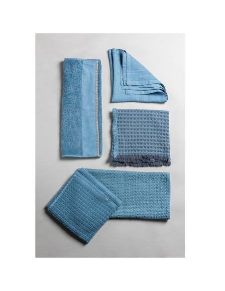 Nido coppa asciugamani viso+ospite 100% cotone