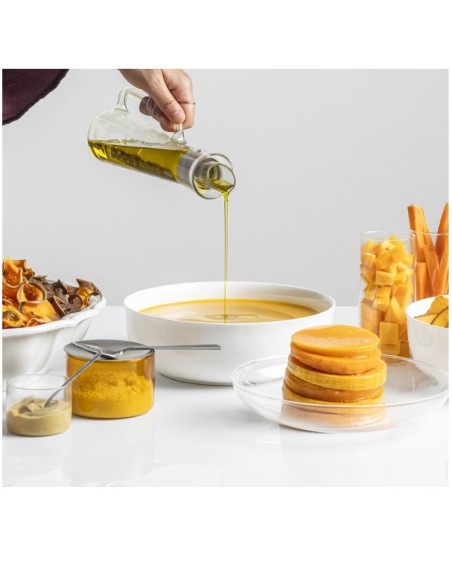 Oliera/acetiera Salad Family in vetro borosilicato design Paolo Ulian