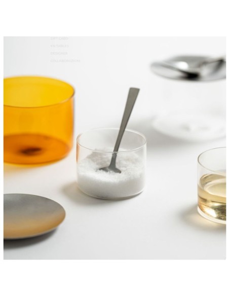 Set sale e pepe Salad Family in vetro borosilicato design Paolo Ulian
