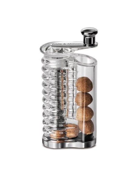 Macina noce moscata in acrilico e acciaio