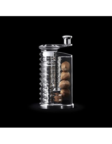 Macina noce moscata in acrilico e acciaio